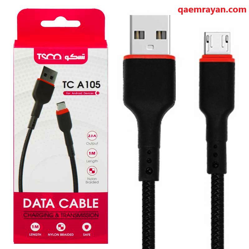 کابل تبدیل USB به microUSB تسکو TSCO TC A105 طول 1 متر