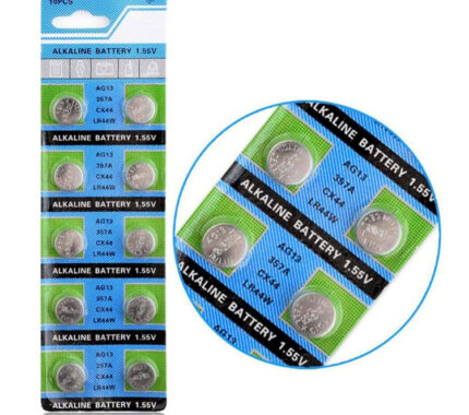 باتری سکه ای آلکالاین AG13 برند TMI