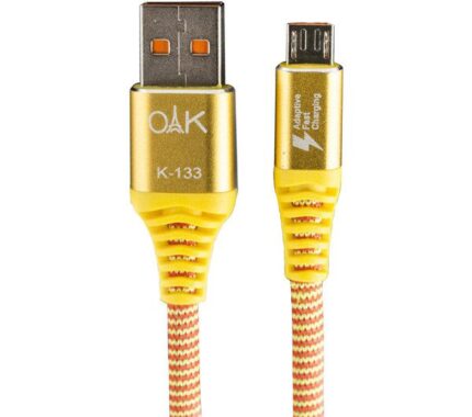 کابل تبدیل microUSB اوآک مدل K-133 طول 1 متر