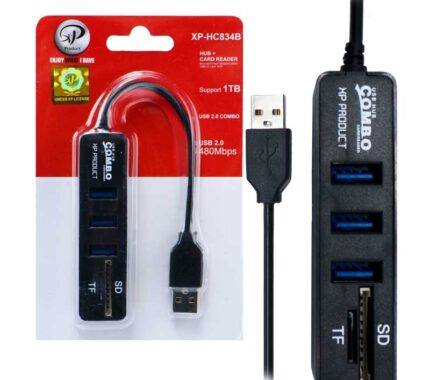 هاب و ریدر USB2 Combo XP HC834E