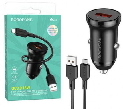 شارژر فندکی بروفون BZ18 میکرو BOROFONE