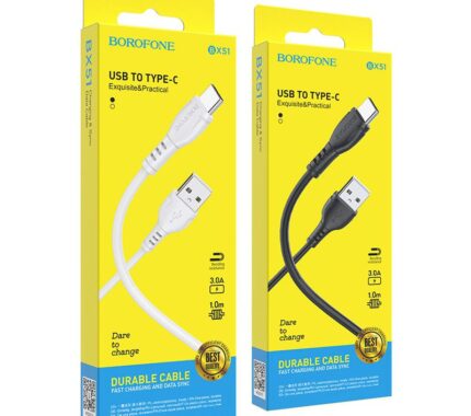 کابل شارژ بروفون تایپ سی مدل BX51