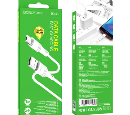 کابل شارژ USB به میکرو USB بروفون مدل BX43