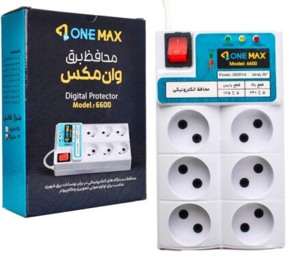 محافظ برق 6 خانه وان مکس مدل 6600