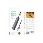 هاب USB-A بروفون مدل DH12 4IN1