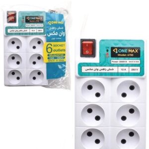 شش راهی برق وان مکس مدل 6700