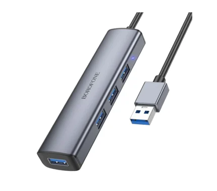 هاب USB-A بروفون مدل DH12 4IN1