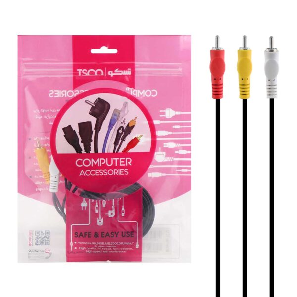 کابل 3 به 3 تسکو RCA مدل TC 13