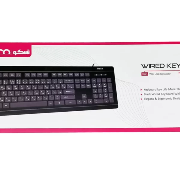 کیبورد سیمی تسکو مدل TK 8032