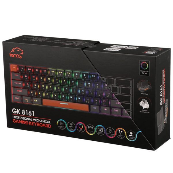 کیبورد گیمینگ تسکو مدل GK 8161
