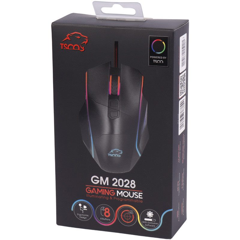ماوس مخصوص بازی تسکو مدل GM 2028 ماوس مخصوص بازی تسکو مدل GM 2028