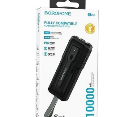 پاوربانک چراغ قوه دار بروفون 10000 مدل BJ54