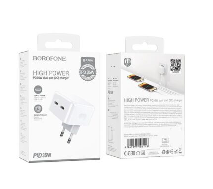 شارژر دیواری 35 وات بروفون مدل BA76A USB