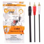 کابل صدا 2 به 1 GOLD OSCAR طول 1.5 متر