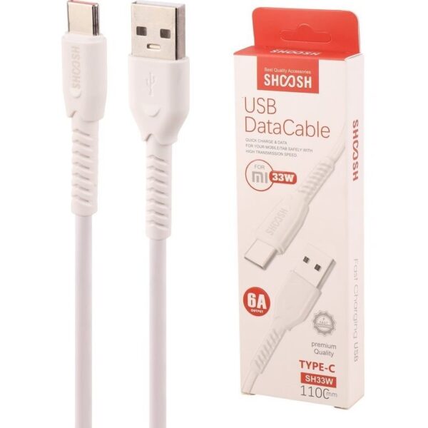 *(کابل توربو شارژ Type-C شوش SH-33 W)*