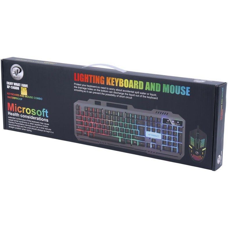 موس و کیبورد گیمینگ ایکس پی مدل XP-11400 موس و کیبورد گیمینگ ایکس پی مدل XP-11400 - Image 1