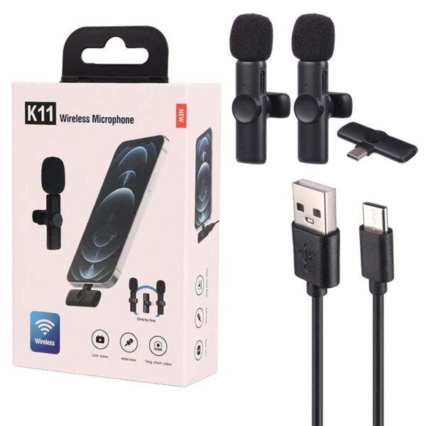 میکروفون یقه ای با درگاه تایپ سی مدل K11