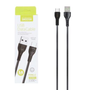 کابل فست شارژ Type-c برند شوش مدل SH-402C