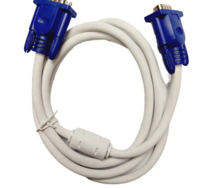 کابل VGA سفید 4+3 ضخیم 1.5 متری XP