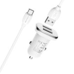 شارژر فندکی بروفون مدل BZ12 به همراه کابل USB-C