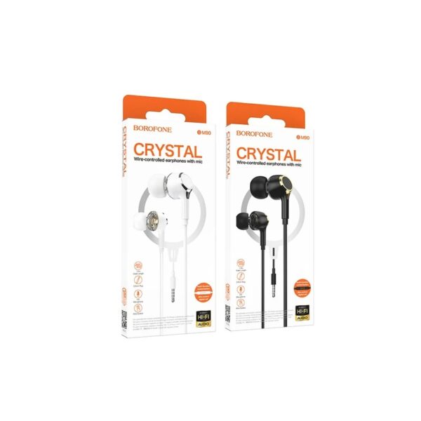 هندزفری سیمی بروفون AUX مدل BM90