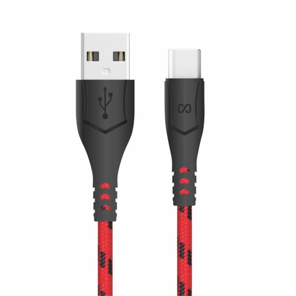 کابل تایپ سی فست شارژ Shoosh SH117C 5A 1.1m