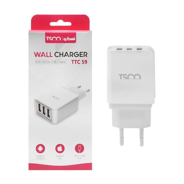 شارژر دیواری تسکو مدل TTC 59