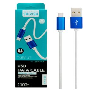 کابل تایپ سی فست شارژ برند SHOOSH مدل SH-66C