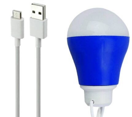 لامپ حبابی دو پورت Type C + USB