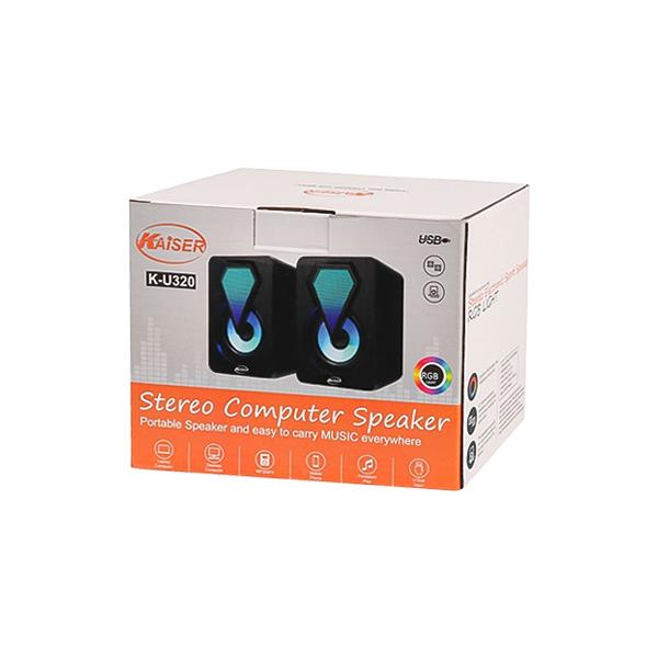 اسپیکر دسکتاپ کایزر مدل K-U320 اسپیکر دسکتاپ کایزر مدل K-U320 - Image 1
