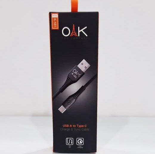 کابل تایپ سی OAK K-181