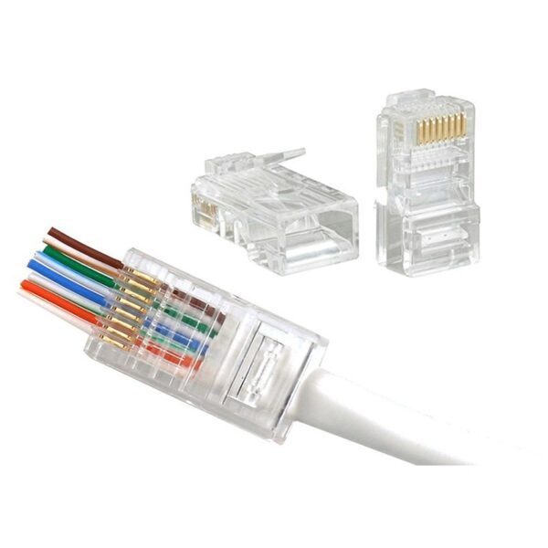 سوکت شبکه AMP RJ45 CAT5/Cat6 UTP