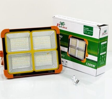 پروژکتور شارژی خورشیدی 1200 وات LED