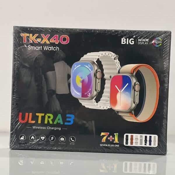 ساعت هوشمند TK-X40 Ultra 3 + هفت بند