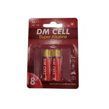 باتری نیم‌قلم سوپر آلکالاین DM CELL