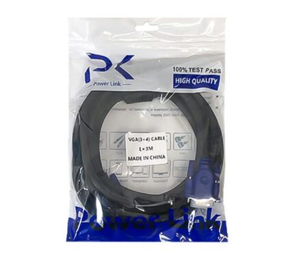 کابل VGA پاورلینک 3+4 (3 و 5 متری)