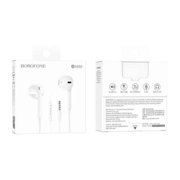 هندزفری سیمی بروفون BM80