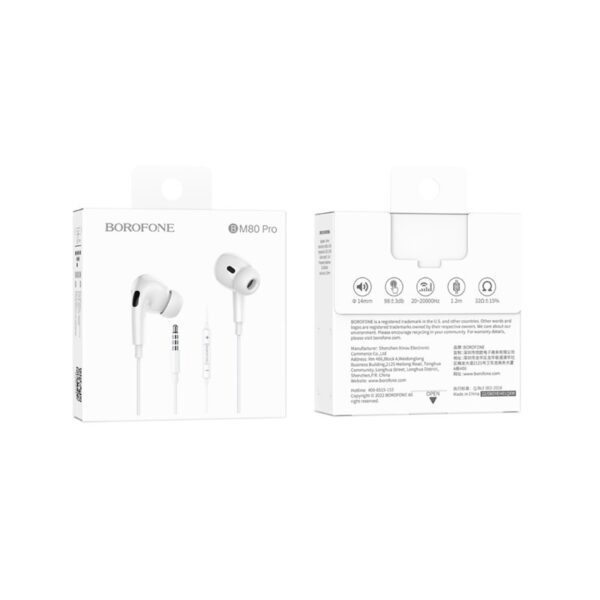 هندزفری بروفون BM80 PRO (AUX _ TYPE-C)