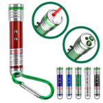 لیزر پوینتر 3 کاره با قلاب جاکلیدی (لیزر، چراغ قوه، فلشر)